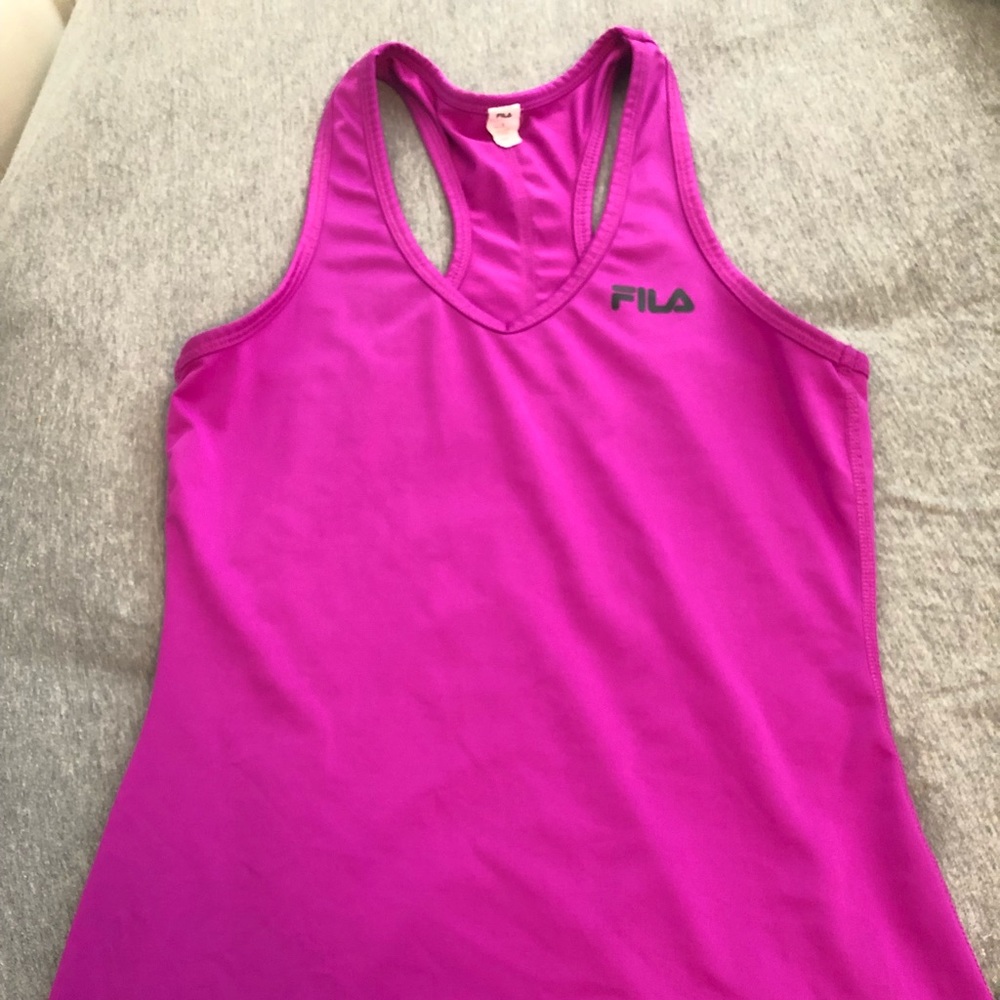 FILA Purple Racerback Gym Top